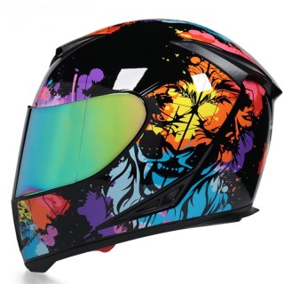 Casco Motorcycle Helmet with Dual Visor New Condition ABS Material Casco De Moto Casco Moto