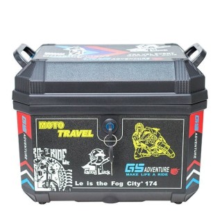 Delivery Box Factory Direct 36L Large Capacity Insulated Motorcycle/Electric Scooter Tailgate Trunk Top Box for Motorcycle