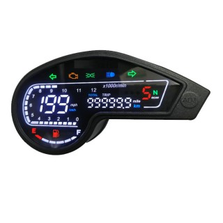 Motorcycle Complete Instrument Cluster Modification with Tachometer and Odometer,motorcycle Display