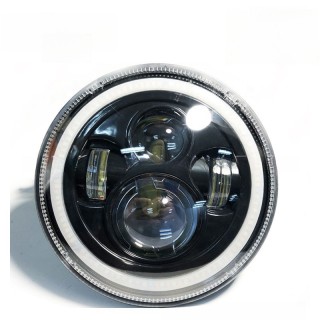 7-inch  Car LED Headlight Conversion, Full Round Suitable for Harle Motorcycle Off-road Vehicle Light.