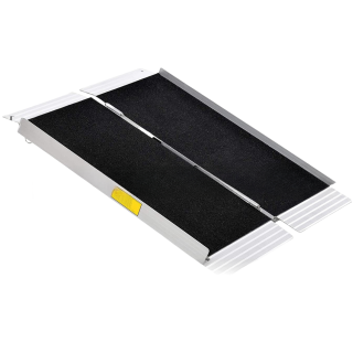 New ZAP2311M Aluminum Ladder with Front and Rear Platforms Wheelchair Ramp Motorcycle Ramp Aluminum Pallet Aluminum Alloy
