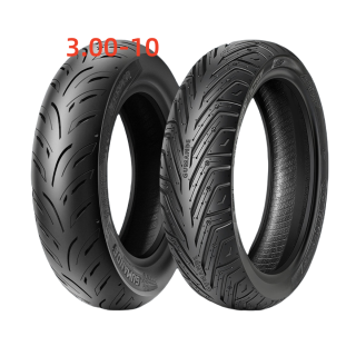 8-ply Vacuum Motorcycle Tire, 3.00-10, Trike Motorcycle Tires Atv Tires High-Grip Tires