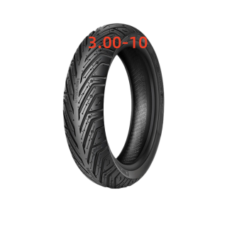3.00-10 Semi-Melted Vacuum Tires, Motorcycle Tires, Mud Tire All-Weather Suitable