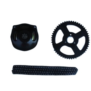 49CC Mini Sport Bike Modification - Reinforced Chain Set, Gearbox Chain, Sprocket T8F Assembly