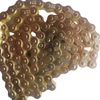 420 Off-road Motorcycle Chain, 420 Modification Vehicle Chain, Gold Chain with 132 Links