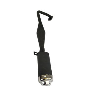 49CC Engine Parts, Muffler for 2-Stroke Iron Exhaust Pipe Motorcycle Muffler Motorcycle Exhaust Exhaust