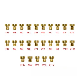 25PCS Dellorto Carburetor Main Jet PHBG VHBT Racing Main Jet M5