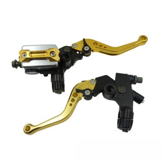 Motorcycle Modification Parts - CNC Front Brake Pump with 22MM Clutch Hand Brake Assembly, Hydraulic Disc Brake Pump