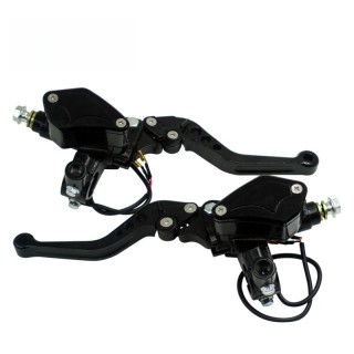 Universal Motorcycle Maple Leaf Brake Master Cylinder Clutch Hydraulic Brake Pump Assembly Handlebar for Off-Road Motorcycles