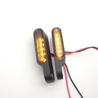 Accesorios Para Motos,Electric Scooter Turn Signal,metal LED Handlebar Turn Signal, Mini Turn Signal,bike Indicator Light