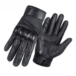 Motorcycle Parts Accessories Windproof and Waterproof Goat Leather Motorcycle Riding Gloves - Unisex