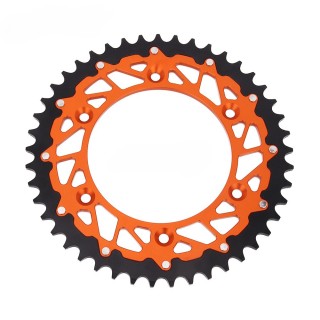Aluminum Alloy Sprocket for Off-road Motorcycles, Suitable for SXF, MXC, EXC, EXC125, EXC200, EXC250, EXC450, and EXC500 Models