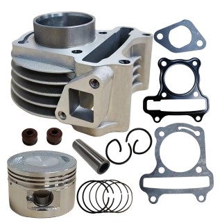 Accesorios De Moto Motorcycle Cylinder Kit 47mm Cylinder Piston Ring Set Suitable for GY6 80cc 4-stroke Motorcycles