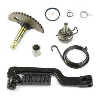 Accesorios Para Motos Motorcycle Foot Start Assembly , Starter Shaft Idler Gear Ignition Rod Suitable for GY650 60 80