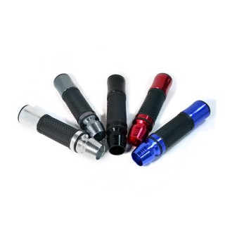 Motorcycle Aluminum Alloy Rotating End Cap Handlebar Grip, Motorcycle Throttle Hand Grip, Anti-slip Universal