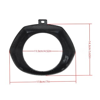 Accesorios Para Motos Front Light Frame Protective Cover, Suitable for Giorno125, ABS Material