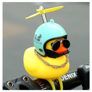 Motorbike Accessories Creative Car Ornament Motorcycle/Electric Vehicle Decoration Bicycle Little Yellow Duck