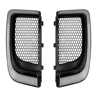 Motorcycle Leg Guard Turn Signals, LED Leg Guard Decorative Turn Signals, Suitable for Harley Parts Modification