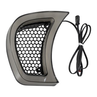 Motorcycle Front Air Vent Turn Signal, Suitable for Harley 2015 and Later Dual Headlight Rear Vent Turn Signal Modification