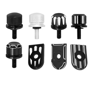 Motorcycle Cnc Parts Round Head Black Valve Seat Bolt, Suitable for Harley Sportster Touring Dyna Softail Seat Bolt Modification