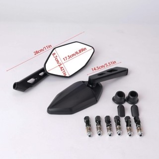 Accesorios Para Motos,Motorcycle Rearview Mirror, Electric Scooter Backup Reflective Mirror