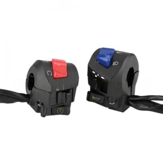 Accesorios Para Motos,Motorcycle Dimmer Headlight Power Switch, Suitable for WY FXD CG Handlebar Mount Switch Modification