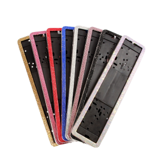 European-standard License Plate Frame,Rhinestone-encrusted License Plate Frame,custom License Plate Frames