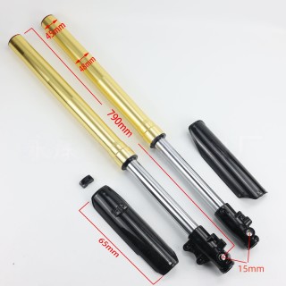 Off-road Motorcycle Front Shock Absorber,15mm Hole, 45/48mm Center Hole, 790mm Front Upside-down Suspension Shock Absorber