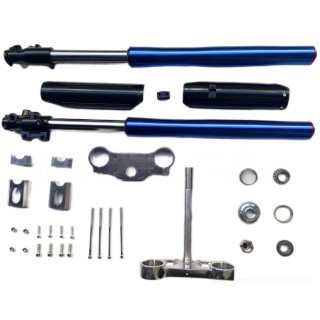 710/735/800MM Upside-down Front Shock Absorber with Steering Stem and Tapered Bearings,suitable for Apollo Parts Modification