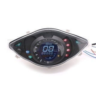 Digital Display Instrument,motorcycle Gauge,suitable for WAVE100 Modification,LCD Digital Instrument