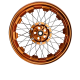 Tubeless Spoked Wheel Hub,One-piece Forged Wheel Hub Suitable for KTM1290S Wheel HubModification,Forged Aluminum Alloy Wheel Hub