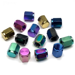 Car, Motorcycle, Bicycle Titanium Alloy Valve Stem Caps,Valve Nut, Valve Core,accesorios Para Moto