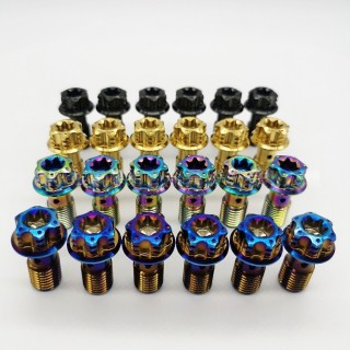 Factory Direct High-Performance Titanium Alloy Components-M10*1.0/1.25 Single-Hole Caliper Screws