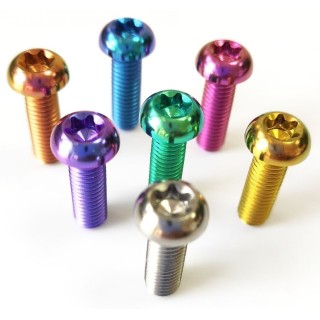 Factory Direct ISO7380 Hexagon Socket Button Head Screws-M5*10-30/M6*10-40 High-Performance Titanium Alloy Screws