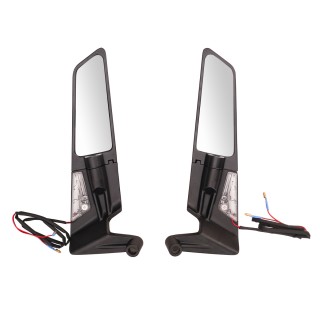 Accesorios Para Moto,Universal Motorcycle Rearview Mirror,Electric/Scooter Rearview Mirror with Light,Suitable for KTM