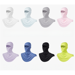 Custom Motorcycle Balaclava,Wholesale Ice Silk Face Cover for Sun Protection,Maximum Ventilation Cooling Helmet Liner