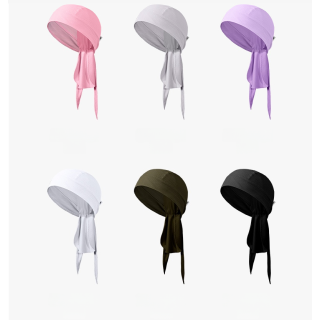 Custom Motorcycle Skull Cap,wholesale Cycling Sun Protection Head Cover,Summer Cycling Sun Protection Quick-Dry Long-Tail Hat