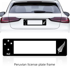 Wholesale South America Peru License Plate Frame,Car ABS Plastic License Plate Frame