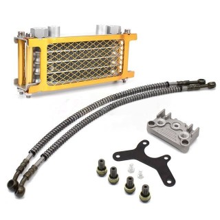 Factory Direct Off-road Motorcycle 4-Layer Oil Cooler Modification 125CC 140CC Oil Cooler Radiator ATV Oil Cooler