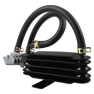 Factory Direct Supply 50cc/80cc Motorcycle 4-Row Oil Cooler, Universal Fit for KTM, Kawasaki, Yamaha Off-Road Models