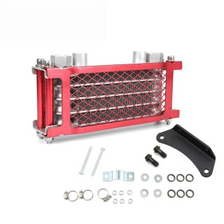 Factory Direct Supply Beach Car 4-Layer Colorful Oil Cooler Cooler Engine Oil Radiator Modification + Accessories
