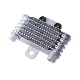 Factory Direct Supply Suitable for Off-road Motorcycle Accessories Modified Oil Cooler Engine Oil Radiator Silver